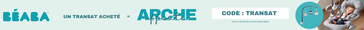 1 arche offerte pour l'achat d'un transat Up & Down Béaba > voir conditions